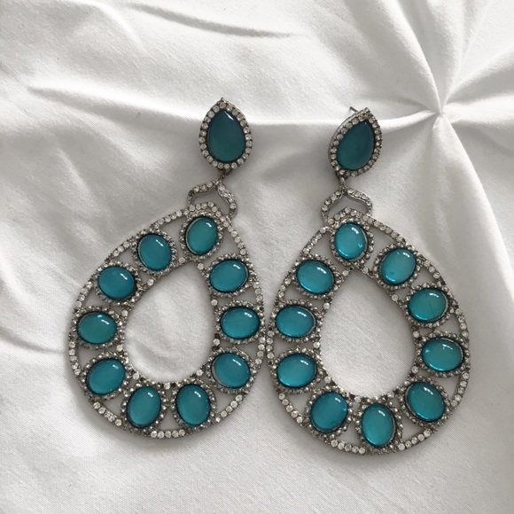 BEBE | Turquoise earrings - Picture 1 of 3